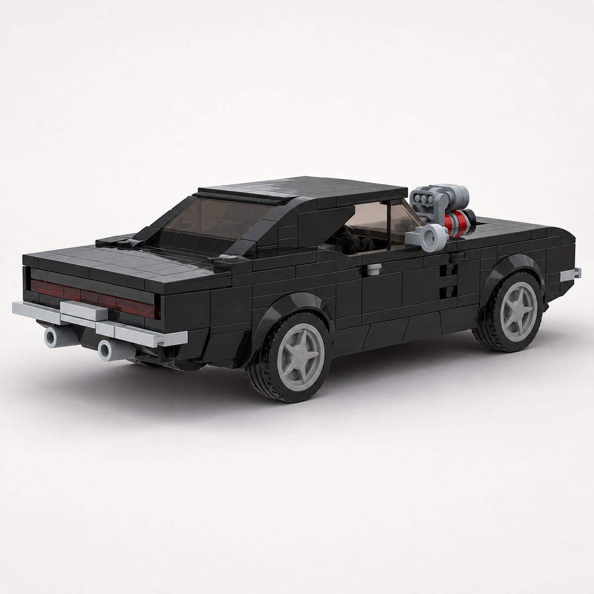 Dodge Charger R/T 1970 Motor Expuesto
