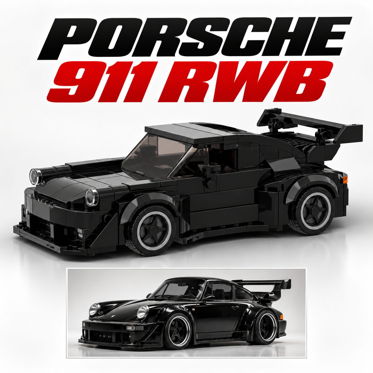 Porsche 911 RWB Negro