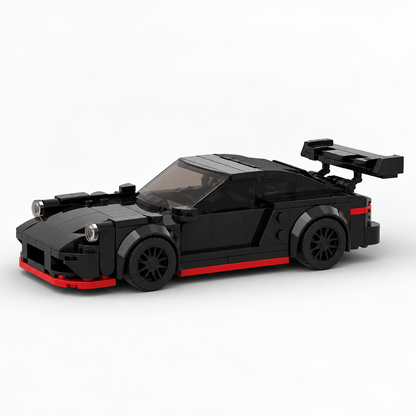 Porsche 911 RWB Negro y Rojo