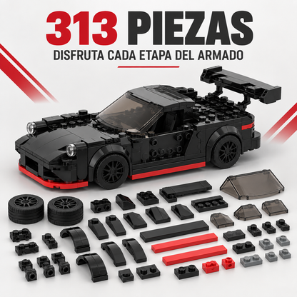 Porsche 911 RWB Negro y Rojo