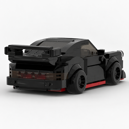 Porsche 911 RWB Negro y Rojo