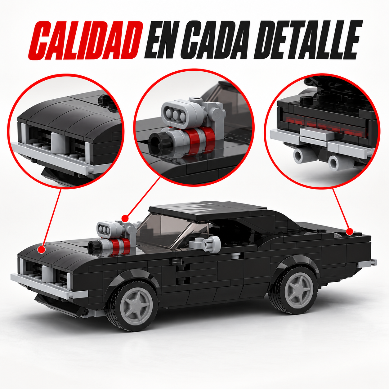 Dodge Charger R/T 1970 Motor Expuesto