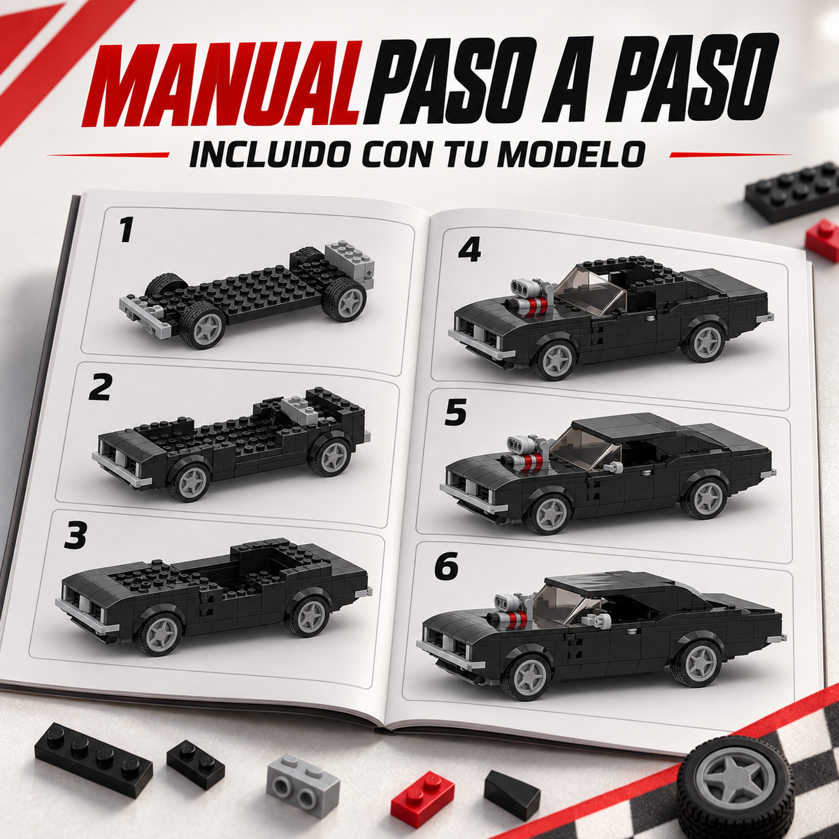 Dodge Charger R/T 1970 Motor Expuesto