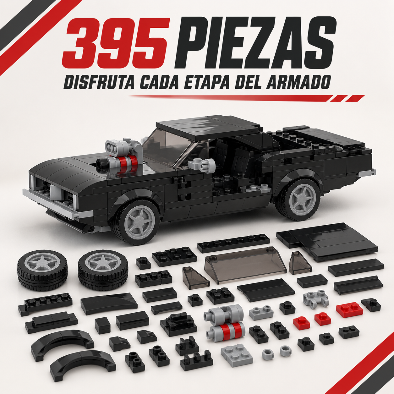 Dodge Charger R/T 1970 Motor Expuesto