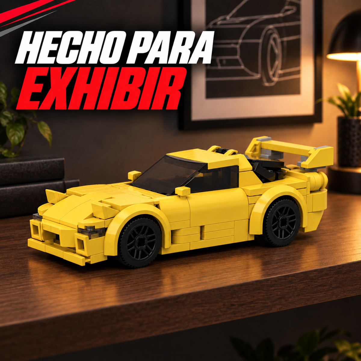Mazda RX-7 FD3S Amarillo Compacto