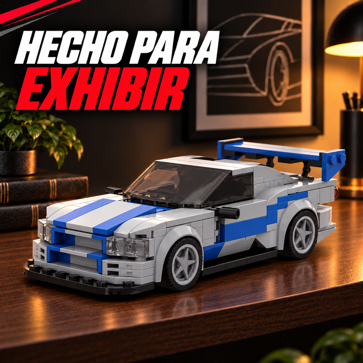 Nissan Skyline R34 Franjas Azules