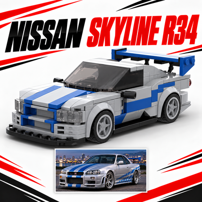 Nissan Skyline R34 Franjas Azules