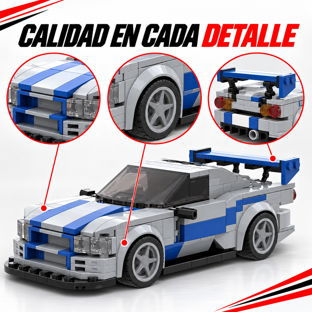 Nissan Skyline R34 Franjas Azules