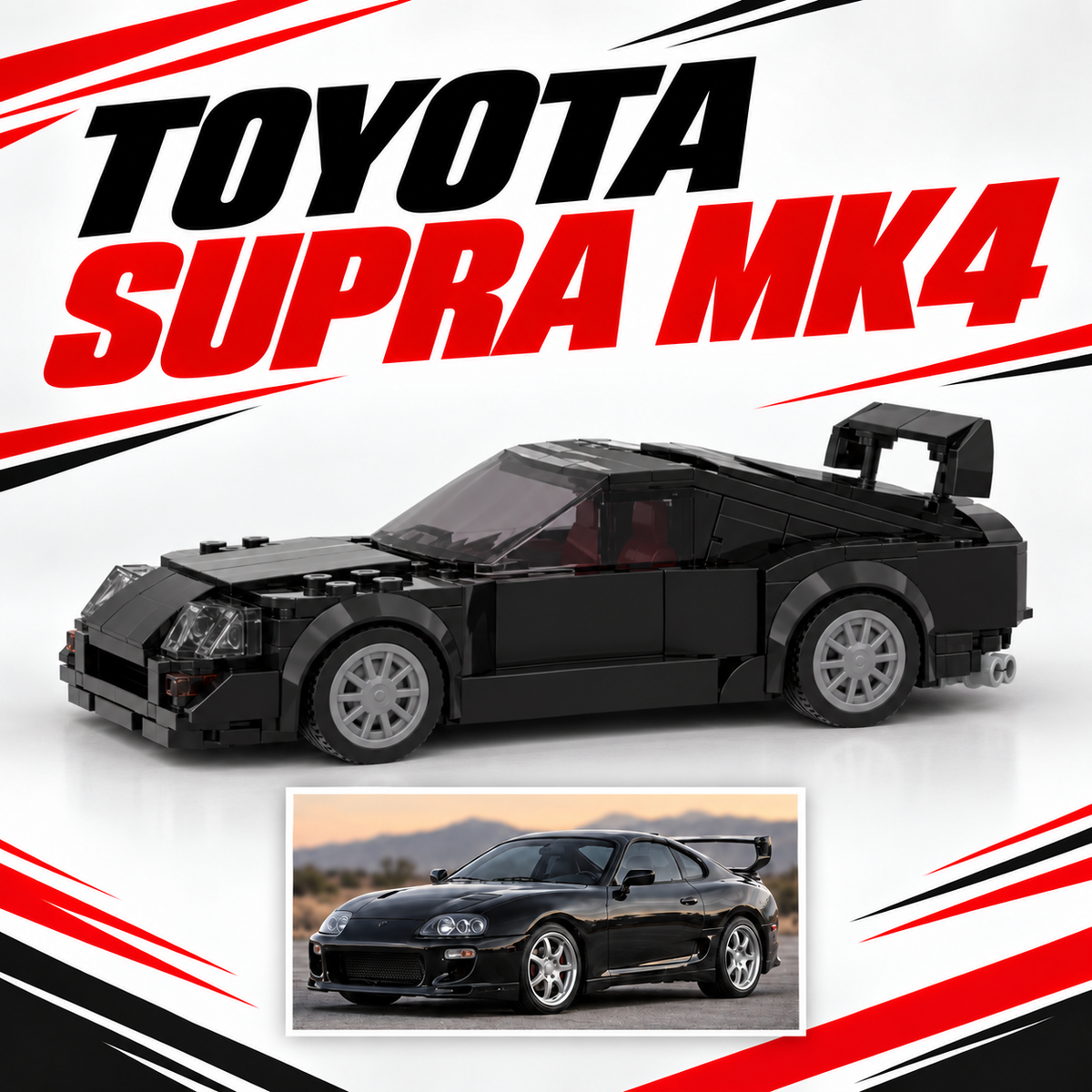 Toyota Supra MK4 Negra